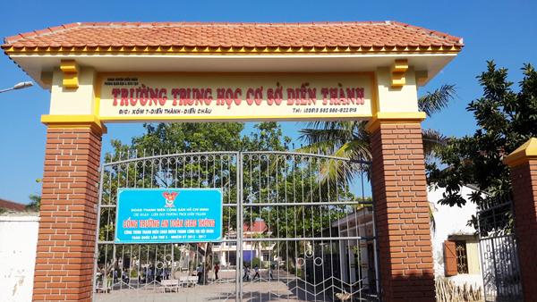 Hình ảnh cổng trường THCS Sơn Kim